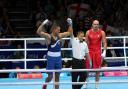 Joe Joyce winning gold in the super heavy weight boxing at the Glasgow Commonwealth Games 2014