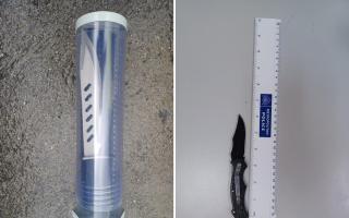 Further investigations led to another male's arrest the following day and he was allegedly in possession of the two knives which have been shared in images by Wandsworth Police